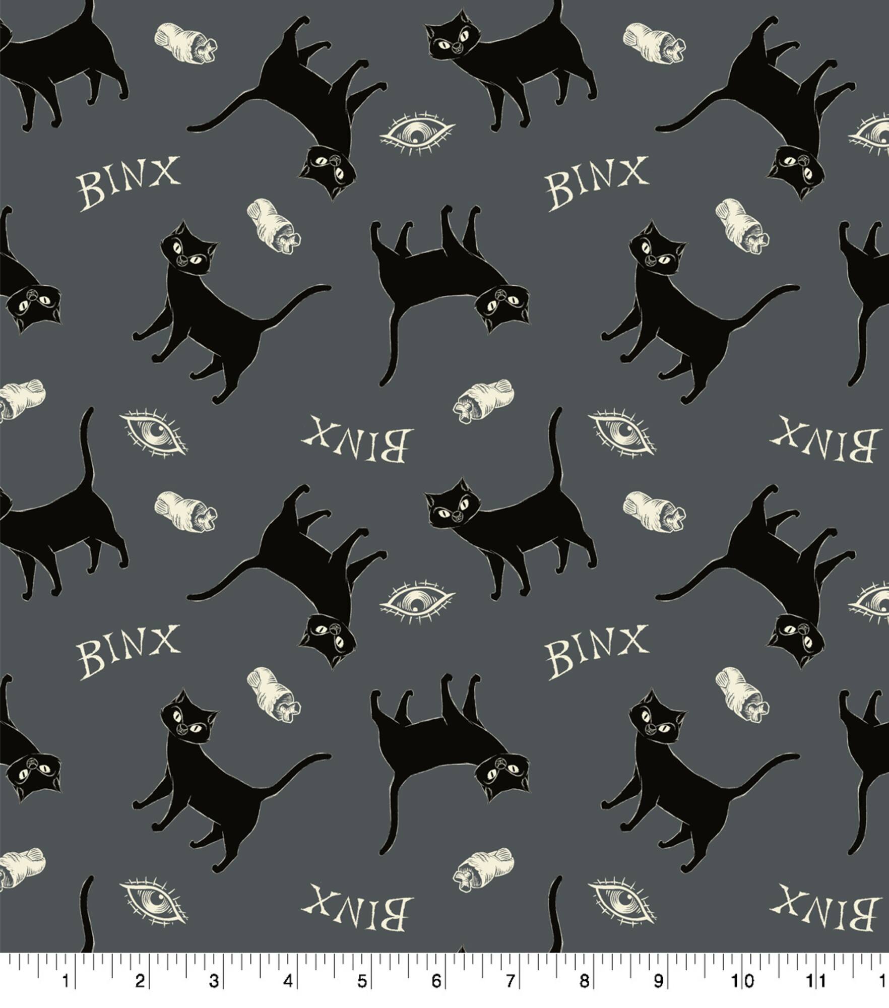 Disney® Hocus Pocus Binx Cotton Fabric
